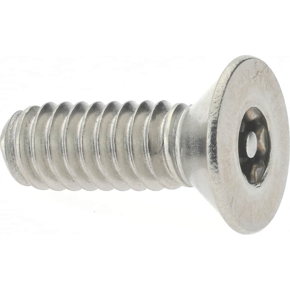 Value Collection - 1/4-20 UNC Pin In Torx Flat Socket Cap Screw - USA Tool & Supply