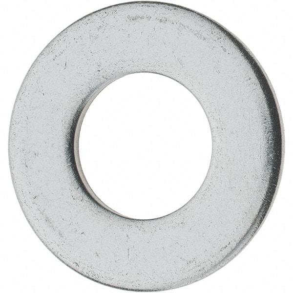 Value Collection - 1/2" Screw, Grade 18-8 Stainless Steel Standard Flat Washer - 17/32" ID x 1-1/16" OD, 0.095" Thick - USA Tool & Supply