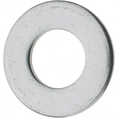 Value Collection - 1/2" Screw, Grade 18-8 Stainless Steel Standard Flat Washer - 17/32" ID x 1-1/16" OD, 0.095" Thick - USA Tool & Supply