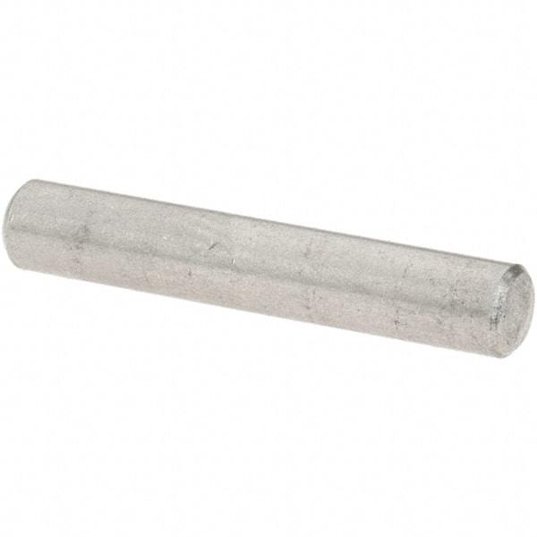 Value Collection - 1/8" Diam x 3/4" Pin Length 18-8 Stainless Steel Standard Dowel Pin - Bright Finish - USA Tool & Supply