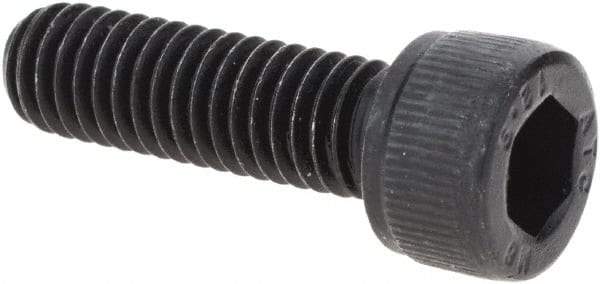 Value Collection - M6x1.00 Metric Coarse Hex Socket Drive, Socket Cap Screw - Grade 12.9 Alloy Steel, Black Oxide Finish, Fully Threaded, 20mm Length Under Head - USA Tool & Supply