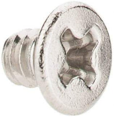 Value Collection - #2-56 UNC, 1/8" OAL Phillips Drive Machine Screw - Flat Head, Grade 18-8 Stainless Steel, Uncoated, Without Washer - USA Tool & Supply