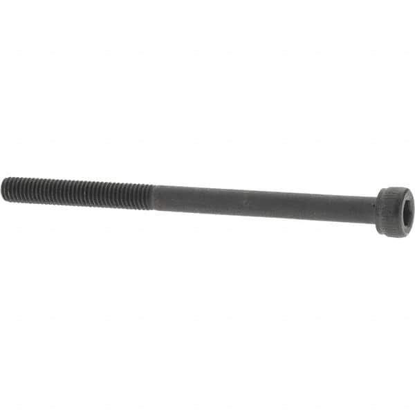 Value Collection - M3x0.50 Metric Coarse Hex Socket Drive, Socket Cap Screw - Grade 12.9 Alloy Steel, Black Oxide Finish, Partially Threaded, 45mm Length Under Head - USA Tool & Supply