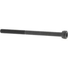 Value Collection - M3x0.50 Metric Coarse Hex Socket Drive, Socket Cap Screw - Grade 12.9 Alloy Steel, Black Oxide Finish, Partially Threaded, 45mm Length Under Head - USA Tool & Supply