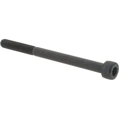Value Collection - M5x0.80 Metric Coarse Hex Socket Drive, Socket Cap Screw - Grade 12.9 Alloy Steel, Black Oxide Finish, Partially Threaded, 65mm Length Under Head - USA Tool & Supply