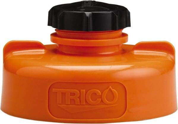 Trico - 4 Gal Capacity Polyethylene Oil Storage System - Orange - USA Tool & Supply