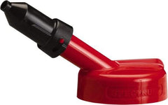 Trico - 4 Gal Capacity Polyethylene Oil Storage System - 1/2" Tip OD, 7" Straight Spout, Red - USA Tool & Supply