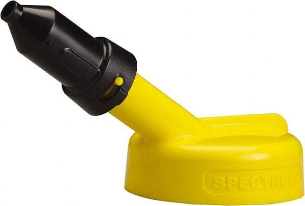 Trico - 4 Gal Capacity Polyethylene Oil Storage System - 1/2" Tip OD, 7" Straight Spout, Yellow - USA Tool & Supply