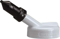 Trico - 4 Gal Capacity Polyethylene Oil Storage System - 1/4" Tip OD, 7" Straight Spout, Gray - USA Tool & Supply