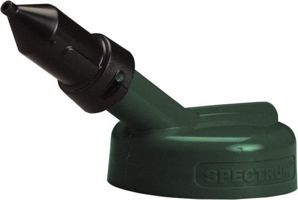 Trico - 4 Gal Capacity Polyethylene Oil Storage System - 1/4" Tip OD, 7" Straight Spout, Dark Green - USA Tool & Supply