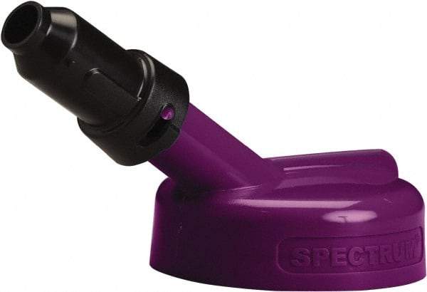 Trico - 4 Gal Capacity Polyethylene Oil Storage System - 1" Tip OD, 7" Straight Spout, Purple - USA Tool & Supply