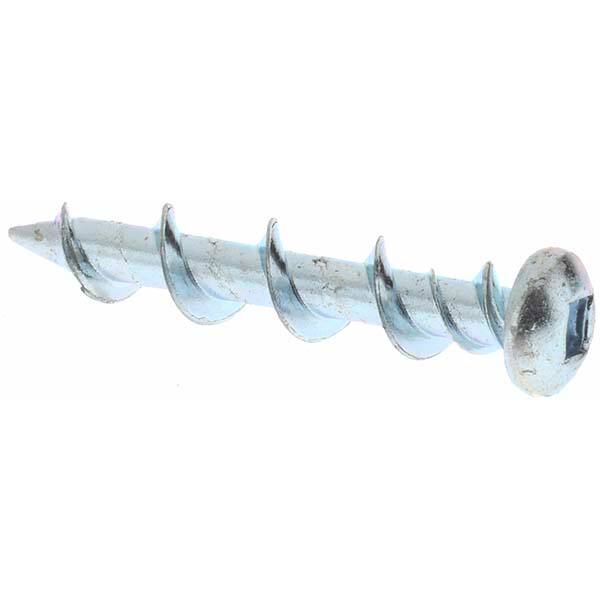 Value Collection - 1/4", 1-1/4" Length Under Head, Robertson Drive Pan Head, Steel Drywall Screws - USA Tool & Supply