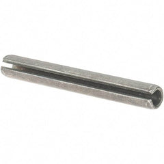 Value Collection - 7/32" Diam x 1-3/4" Long Slotted Spring Pin - Grade 1070-1090 Alloy Steel, Uncoated - USA Tool & Supply