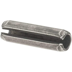 Value Collection - 7/32" Diam x 3/4" Long Slotted Spring Pin - Grade 1070-1090 Alloy Steel, Uncoated - USA Tool & Supply