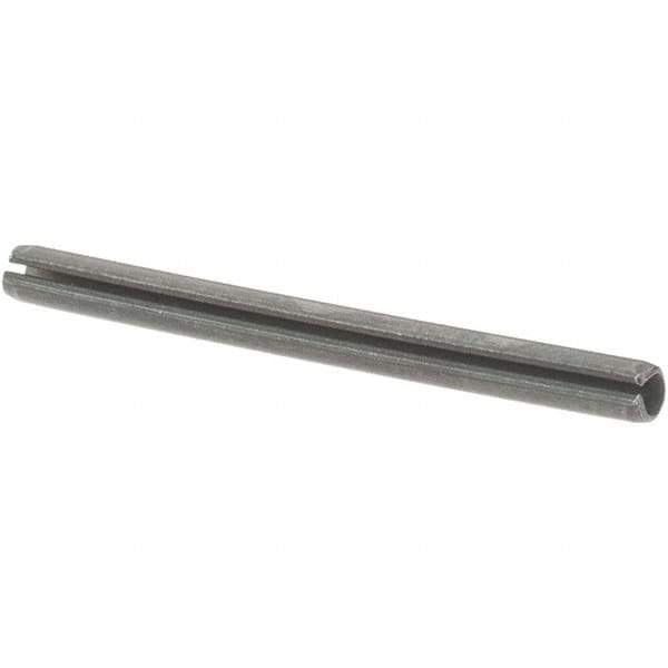 Value Collection - 5/64" Diam x 1" Long Slotted Spring Pin - Grade 1070-1090 Alloy Steel, Uncoated - USA Tool & Supply