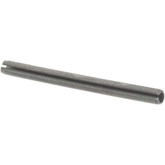 Value Collection - 5/64" Diam x 1" Long Slotted Spring Pin - Grade 1070-1090 Alloy Steel, Uncoated - USA Tool & Supply