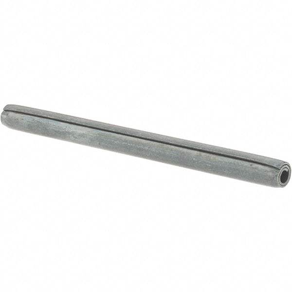 Value Collection - 3/16" Diam x 2-1/2" Long Coiled Spring Pin - Grade 1070-1090 Alloy Steel, Black Oxide Finish - USA Tool & Supply