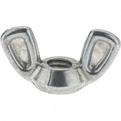 Value Collection - 5/16-18 UNC, Zinc Plated, Alloy Steel Type 1 Wing Nut - 1-7/32" Wing Span, 5/8" Wing Span - USA Tool & Supply