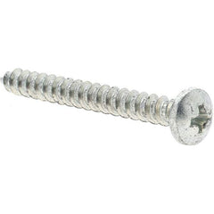Value Collection - #10 Pan Head Phillips Sheet Metal Screw - Steel, 1-3/4" Length Under Head, Grade 2 - USA Tool & Supply