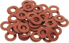 Value Collection - Vulcanized Fibre Standard Flat Washer - 0.187" ID x 3/8" OD, 0.031" Thick, Plain Finish - USA Tool & Supply