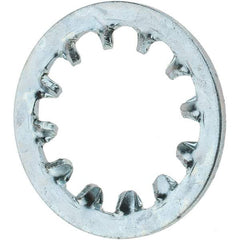Value Collection - 1/2" Screw, Steel Internal Tooth Lock Washer - Zinc-Plated, Grade 2 - USA Tool & Supply