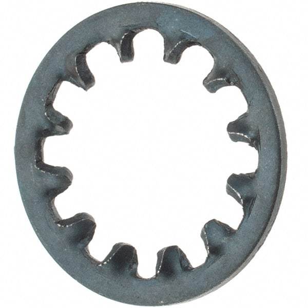 Value Collection - 7/16" Screw, Steel Internal Tooth Lock Washer - Zinc-Plated, Grade 2 - USA Tool & Supply