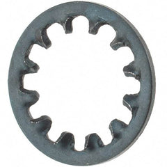 Value Collection - 7/16" Screw, Steel Internal Tooth Lock Washer - Zinc-Plated, Grade 2 - USA Tool & Supply