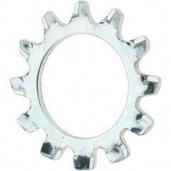 Value Collection - 5/8" Screw, Steel External Tooth Lock Washer - Zinc-Plated, Grade 2 - USA Tool & Supply