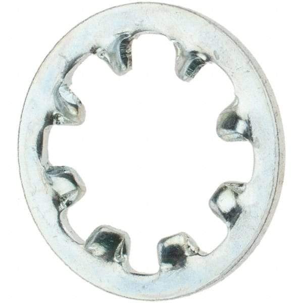 Value Collection - #12 Screw, Steel Internal Tooth Lock Washer - Zinc-Plated, Grade 2 - USA Tool & Supply