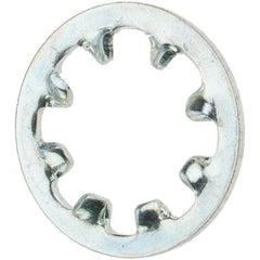 Value Collection - #12 Screw, Steel Internal Tooth Lock Washer - Zinc-Plated, Grade 2 - USA Tool & Supply