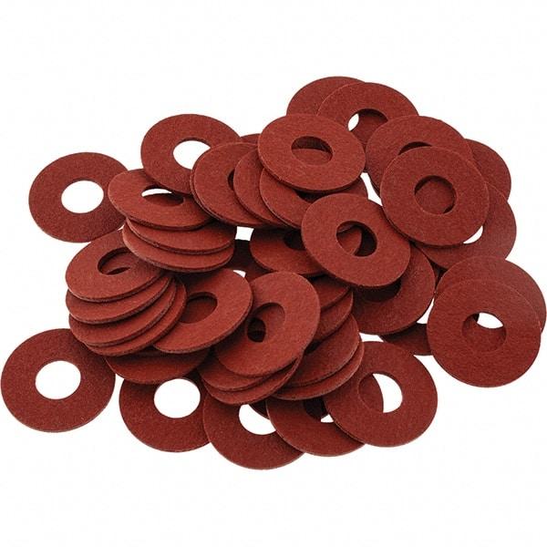 Value Collection - Vulcanized Fibre Standard Flat Washer - 0.218" ID x 0.562" OD, 0.031" Thick, Plain Finish - USA Tool & Supply