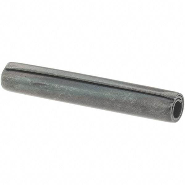 Value Collection - 5/32" Diam x 1" Long Coiled Spring Pin - Grade 1070-1090 Alloy Steel, Black Oxide Finish - USA Tool & Supply