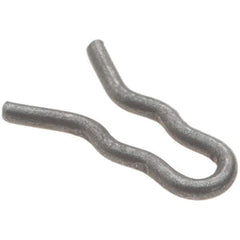 Value Collection - 5/64" Groove, 9/32" Long, Plain Spring Steel Hair Pin Clip - 1/16" Clip Diam, 0.026" Shaft Diam, Grade 2 - USA Tool & Supply