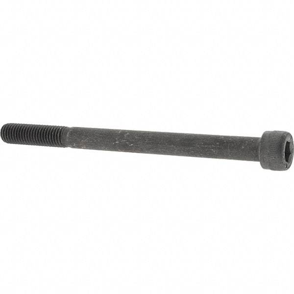 Value Collection - M10x1.50 Metric Coarse Hex Socket Drive, Socket Cap Screw - Grade 12.9 Alloy Steel, Black Oxide Finish, Partially Threaded, 130mm Length Under Head - USA Tool & Supply