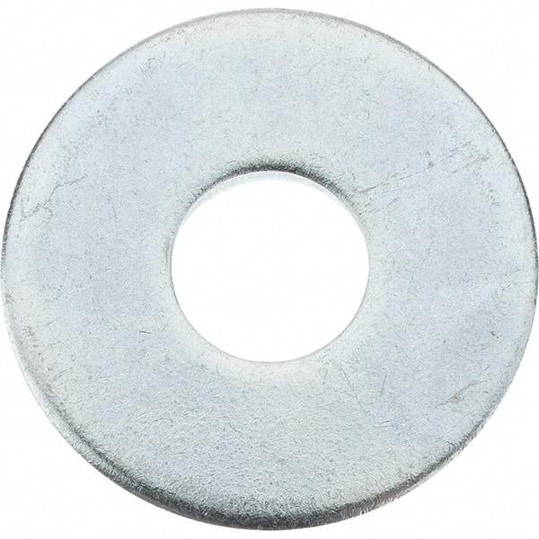 Value Collection - M12 Screw, Steel Fender Flat Washer - 13mm ID x 37mm OD, 3mm Thick, Zinc-Plated Finish - USA Tool & Supply
