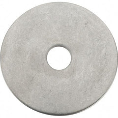 Value Collection - 3/8" Screw, Grade 18-8 Stainless Steel Fender Flat Washer - 25/64" ID x 2" OD - USA Tool & Supply