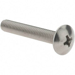 Value Collection - #10-32 UNF, 1-1/4" Length Under Head Phillips Drive Machine Screw - Truss Head, Grade 18-8 Stainless Steel, Uncoated, Without Washer - USA Tool & Supply