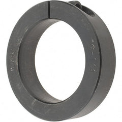 Value Collection - 2-1/4" Bore, Steel, One Piece Clamp Collar - 3-1/4" Outside Diam, 3/4" Wide - USA Tool & Supply
