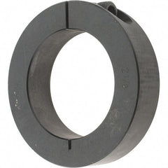 Value Collection - 2-1/8" Bore, Steel, One Piece One Piece Split Shaft Collar - 3-1/4" Outside Diam, 3/4" Wide - USA Tool & Supply