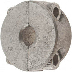 Value Collection - 3/16" Bore, Stainless Steel, Two Piece Shaft Collar - 11/16" Outside Diam, 5/16" Wide - USA Tool & Supply