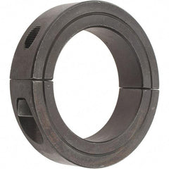 Value Collection - 2-5/16" Bore, Steel, Two Piece Two Piece Split Shaft Collar - 3-1/2" Outside Diam, 3/4" Wide - USA Tool & Supply