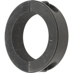 Value Collection - 2-1/16" Bore, Steel, Two Piece Two Piece Split Shaft Collar - 3-1/4" Outside Diam, 3/4" Wide - USA Tool & Supply