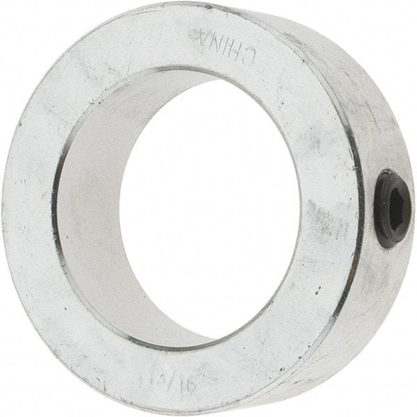 Value Collection - 1-13/16" Bore, Steel, Set Screw Shaft Collar - 2-3/4" Outside Diam, 7/8" Wide - USA Tool & Supply