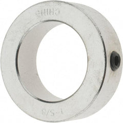 Value Collection - 1-5/8" Bore, Steel, Set Screw Shaft Collar - 2-1/2" Outside Diam, 13/16" Wide - USA Tool & Supply