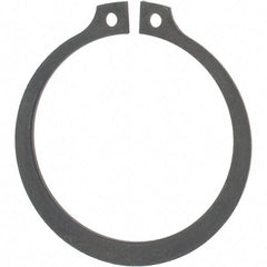 Rotor Clip - 42.5mm Groove Diam, 45mm Shaft Diam, Phosphate Spring Steel, Snap External Retaining Rings - 1.85mm Groove Width, 1.25mm Groove Depth, 1.75mm Ring Thickness, Grade DIN I7221 _ I7223 - USA Tool & Supply