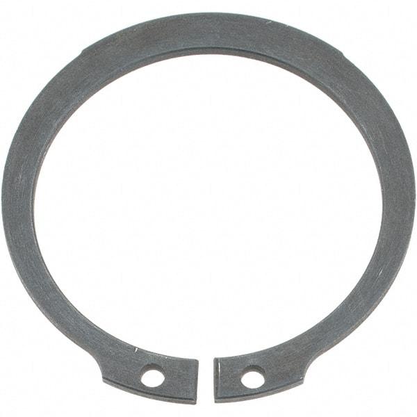 Rotor Clip - 43.5mm Groove Diam, 46mm Shaft Diam, Phosphate Spring Steel, Snap External Retaining Rings - 1.85mm Groove Width, 1.25mm Groove Depth, 1.75mm Ring Thickness, Grade DIN I7221 _ I7223 - USA Tool & Supply