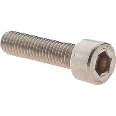 Value Collection - M5x0.80 Metric Coarse Hex Socket Drive, Socket Cap Screw - Grade 316 & Austenitic A4 Stainless Steel, Uncoated, Fully Threaded, 20mm Length Under Head - USA Tool & Supply