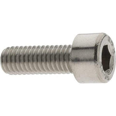 Value Collection - M5x0.80 Metric Coarse Hex Socket Drive, Socket Cap Screw - Grade 316 & Austenitic A4 Stainless Steel, Uncoated, Fully Threaded, 14mm Length Under Head - USA Tool & Supply