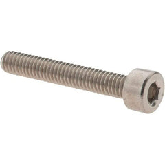 Value Collection - M4x0.70 Metric Coarse Hex Socket Drive, Socket Cap Screw - Grade 316 & Austenitic A4 Stainless Steel, Uncoated, Partially Threaded, 25mm Length Under Head - USA Tool & Supply
