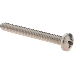 Value Collection - #10-24 UNC, 1-3/4" Length Under Head Phillips Drive Machine Screw - Pan Head, Grade 18-8 Stainless Steel, Uncoated, Without Washer - USA Tool & Supply
